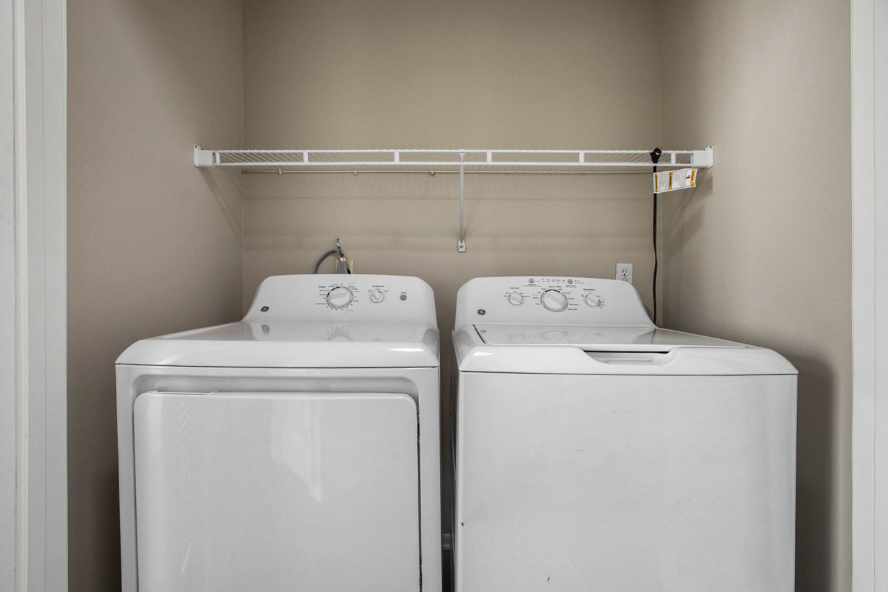 Laundry room at Monte Vista Apartments