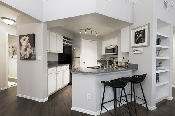 kitchen at Hardrock Canyon Apartments