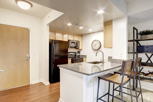 kitchen at 70 Capitol Yards Apartments
