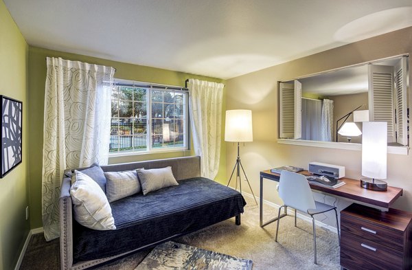 bedroom at Bay Court at Harbour Pointe Apartments