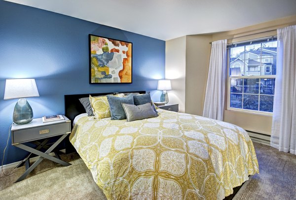 bedroom at Bay Court at Harbour Pointe Apartments