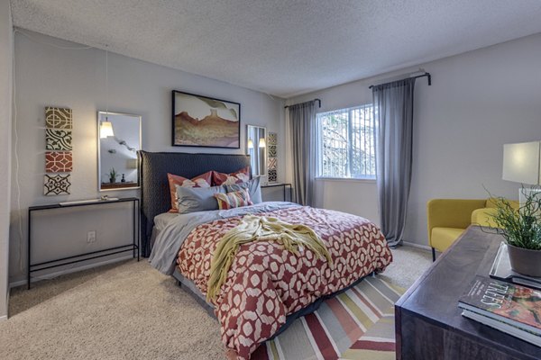 bedroom at The Berkshire Apartments