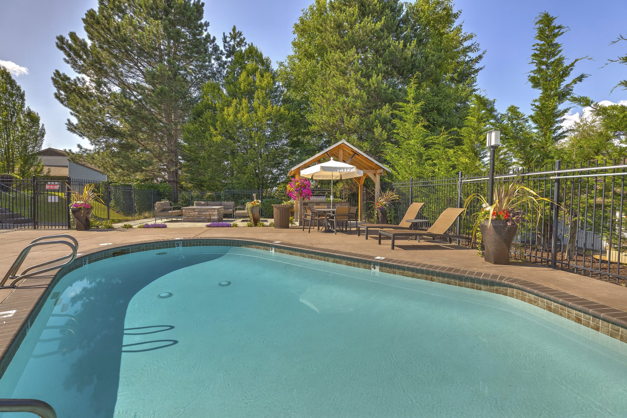 pool at The Berkshire Apartments