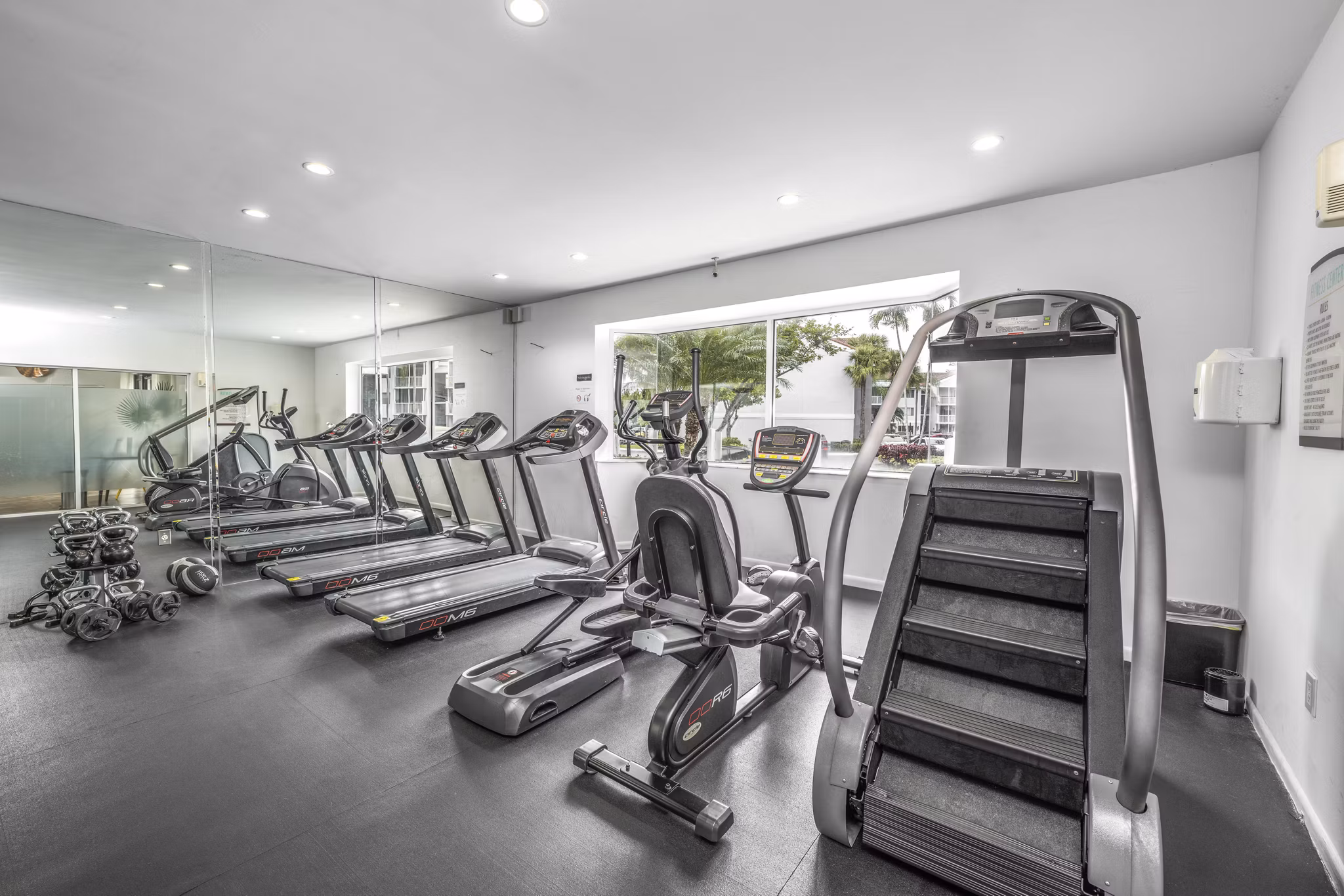 fitness center at Avana at the Moors Apartments