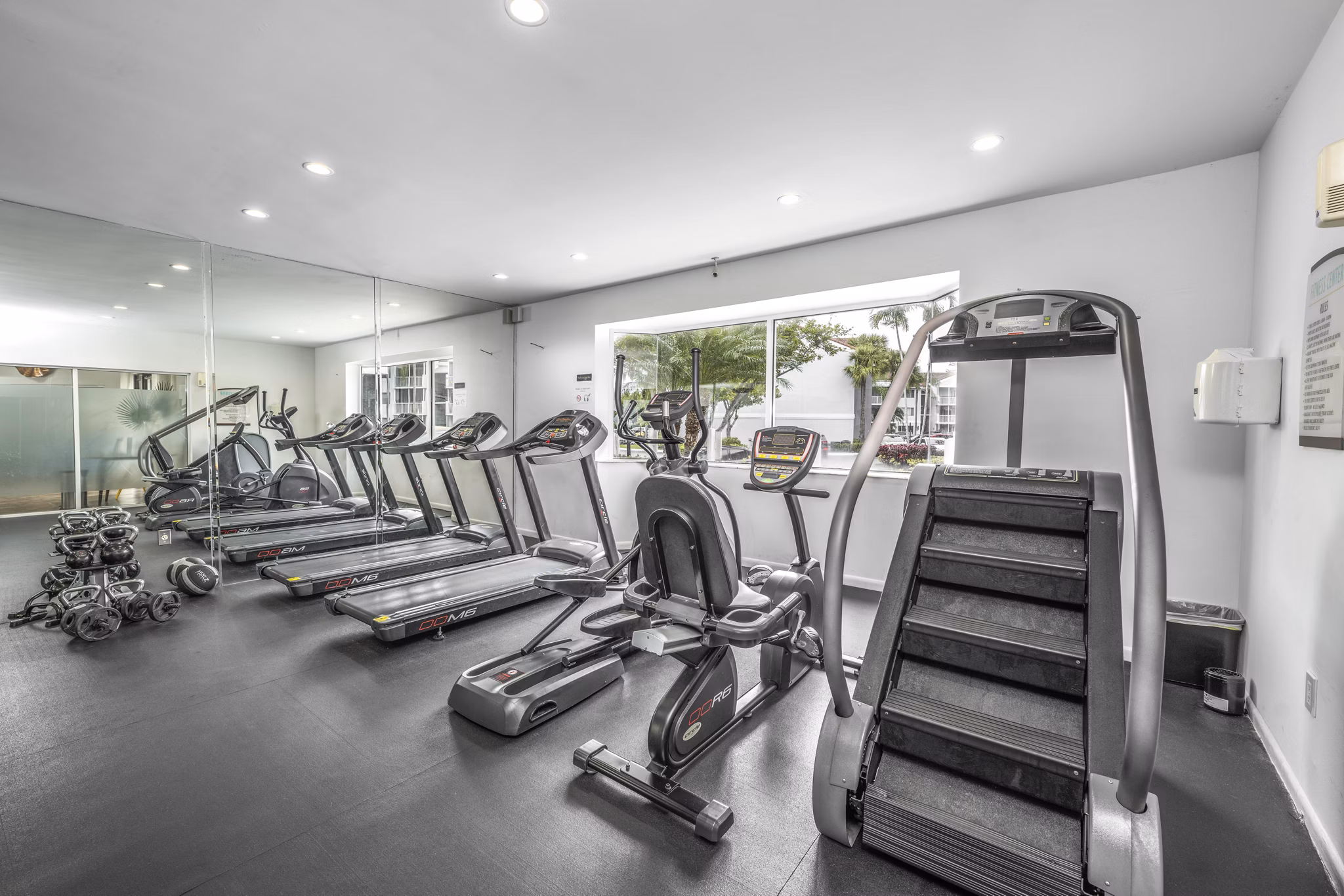 fitness center at Avana at the Moors Apartments