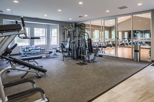 fitness center at Gates at Carlson Center Apartments
