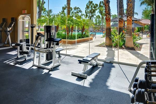 fitness center at The Hills of Corona Apartments
