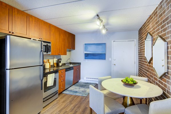 kitchen at The Green at 9&90 Apartments
                                 