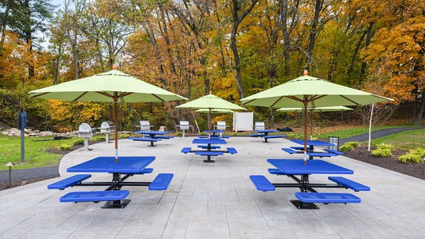 grill area at The Green at 9&90 Apartments