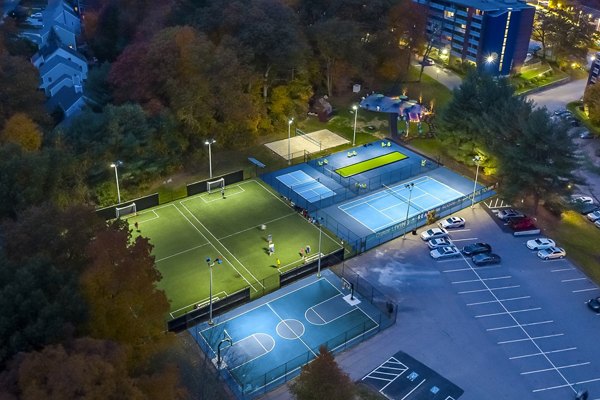 sport court at The Green at 9&90 Apartments