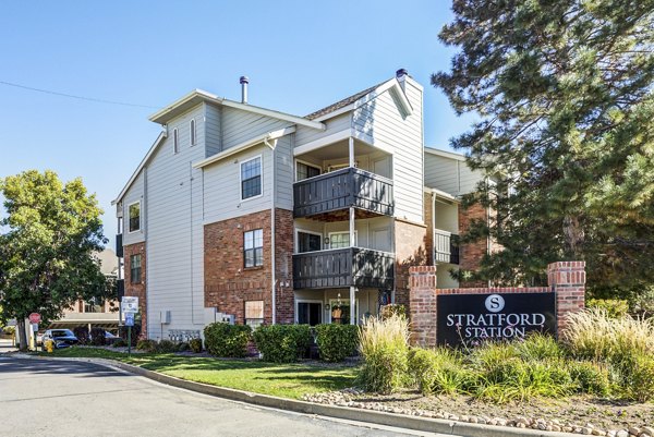 exterior at Stratford Station Apartments