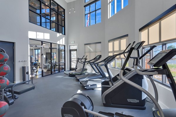 Fitness center at Alta Green Mountain Apartments