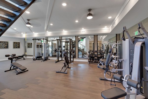 Fitness center at Alta Green Mountain Apartments