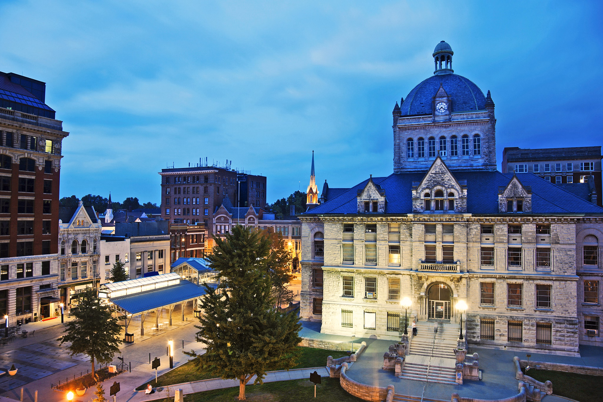 Old architecture of Lexington, Kentucky, USA