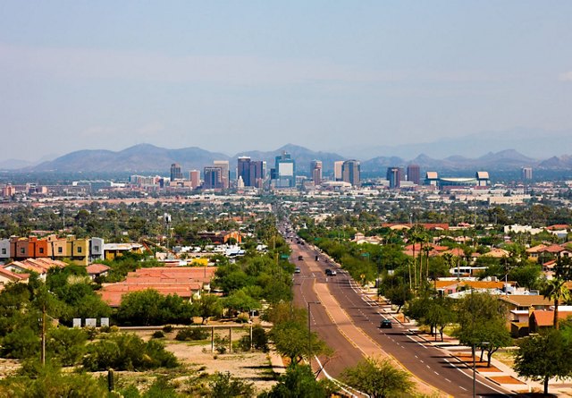 Phoenix AZ Skyline Daytime