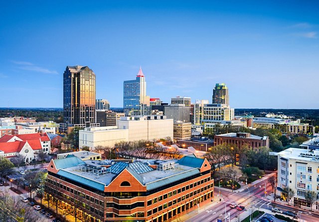 Raleigh City Skyline