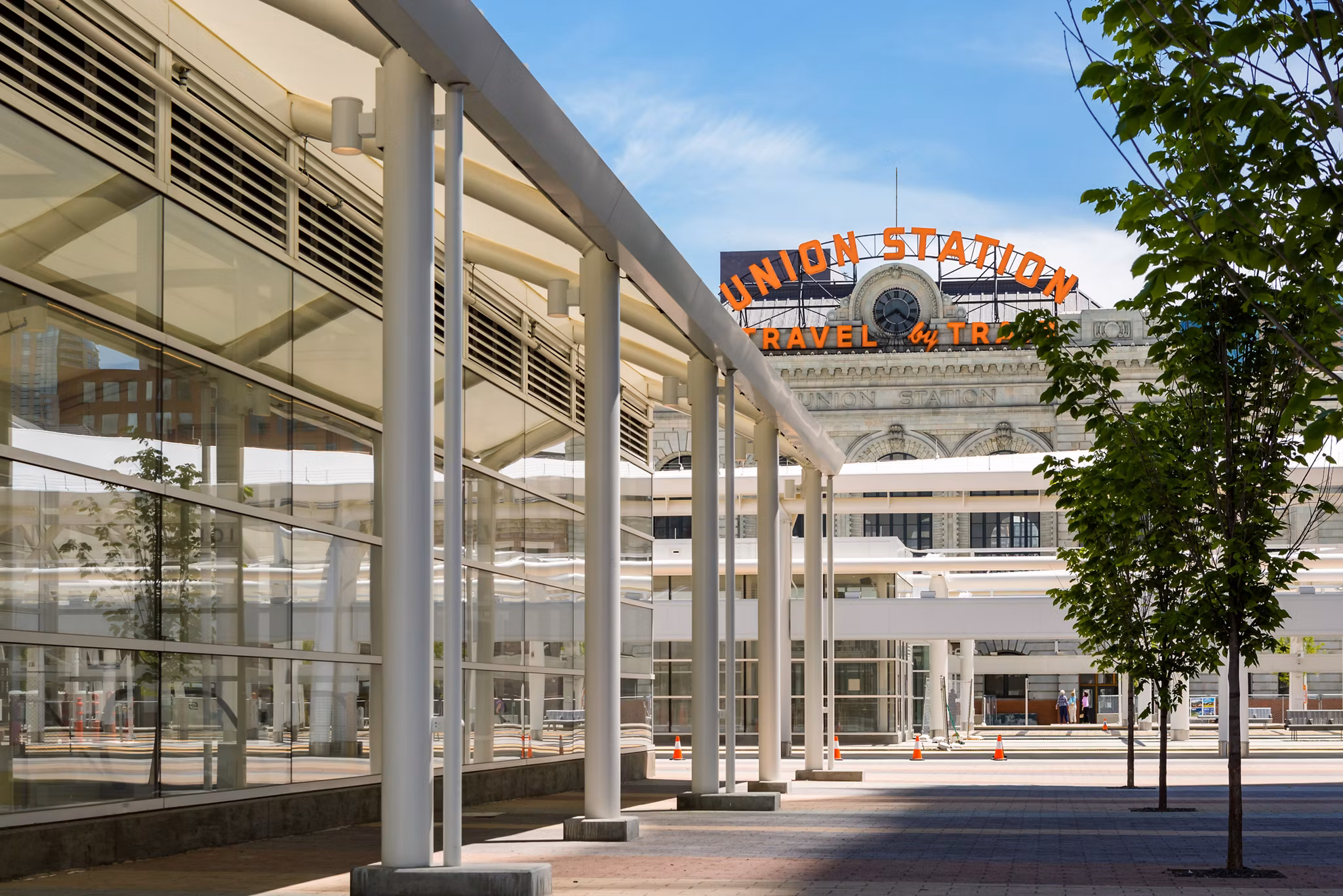 Progress of redevelopment of Union Station in Denver.