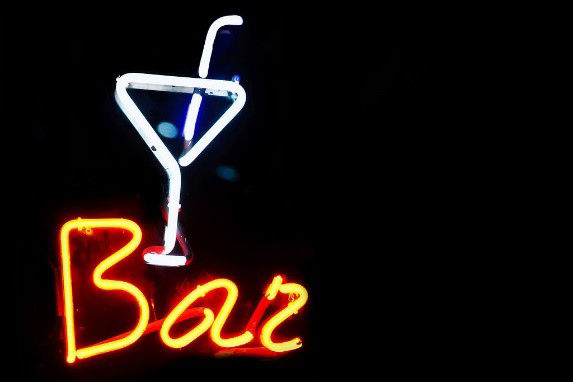 home bar decor neon sign