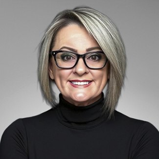 Greystar employee in formal attire