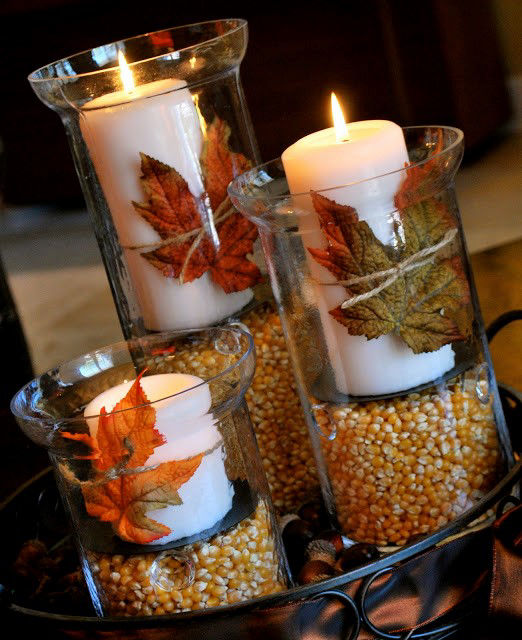 autumn scented candles