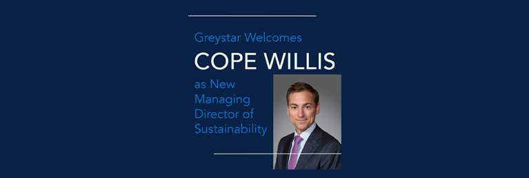 Greystar Welcomes Cope Willis as new Managing Director of Sustainability