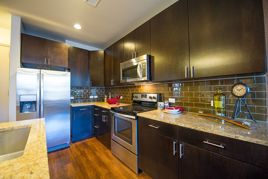 Greystar Kitchen - 360 Denver Apartments