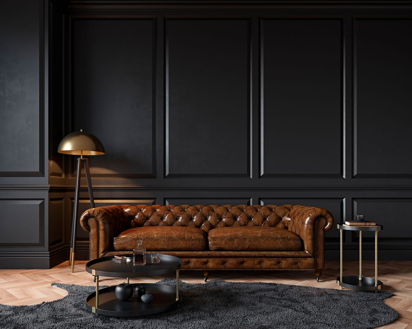 Dark Brown Leather Couch Décor | Blog | Greystar 