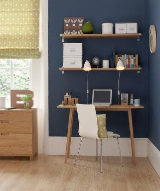 simple shelving for home office