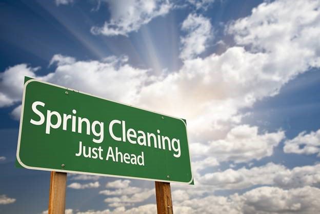 Living Green Spring Cleaning Sign