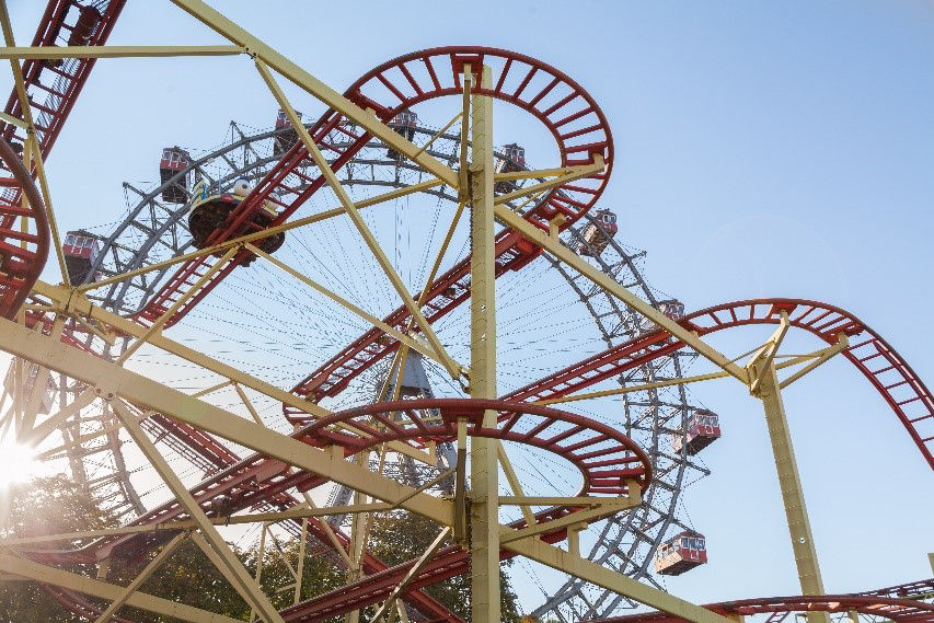 Worlds of Fun rollercoaster