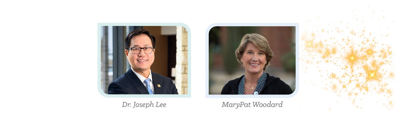 Sr. Joseph Lee and MaryPat Woodward
