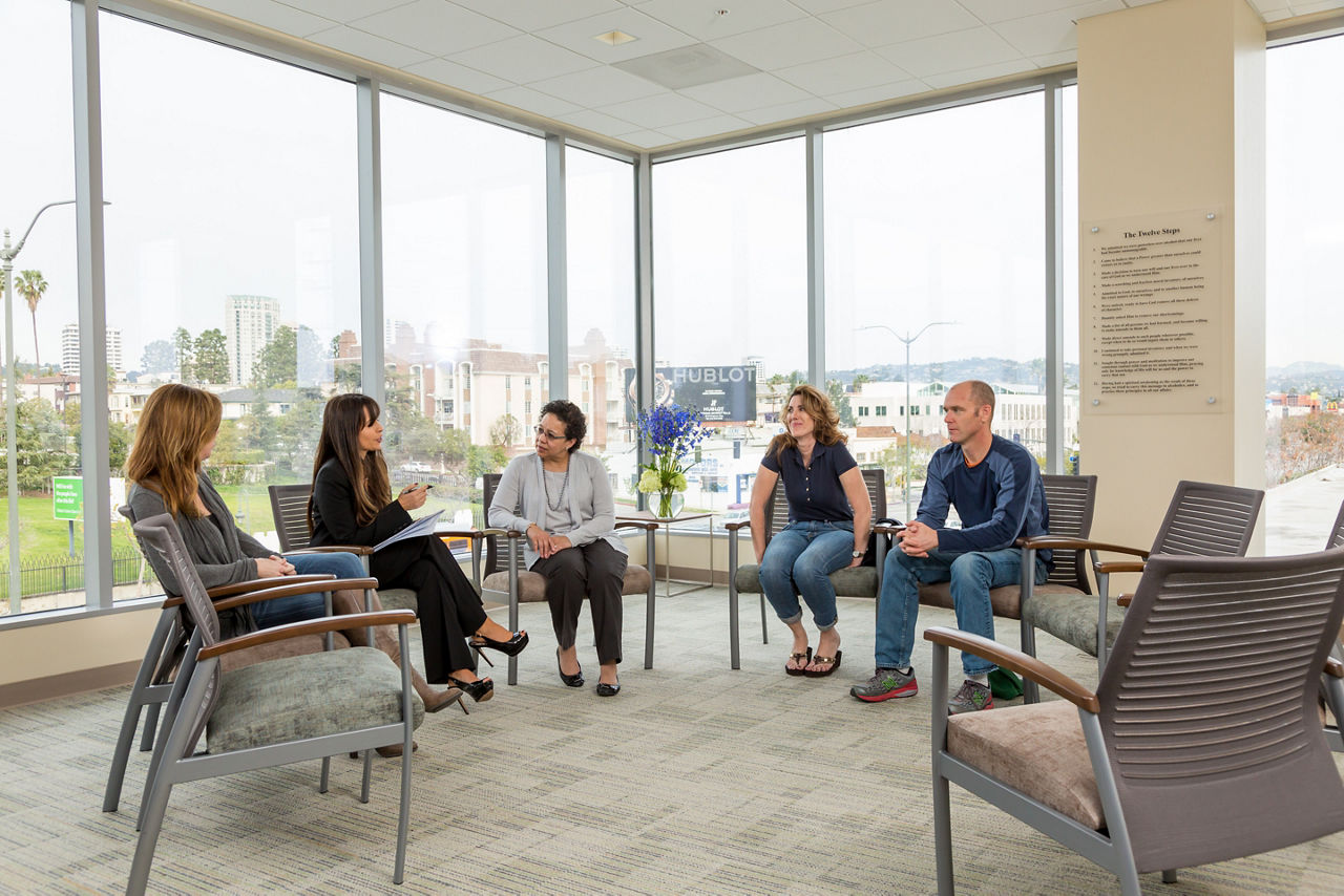 Group meeting area at West Los Angeles