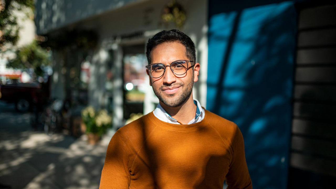 Portrait of young businessman