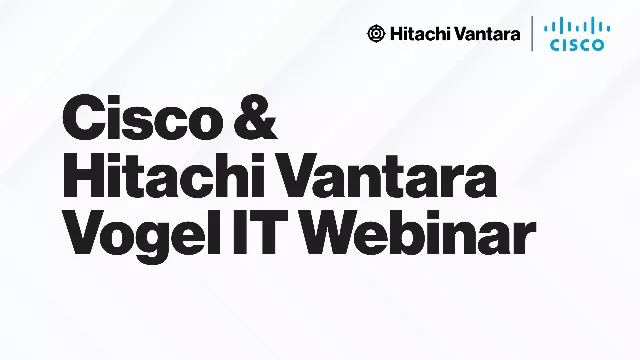 Hitachi Vantara EVENT