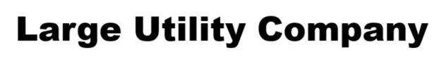 Large Utility Company Logo