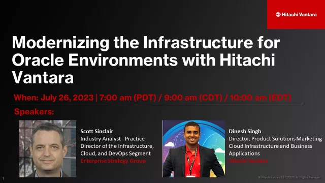 Hitachi Vantara EVENT