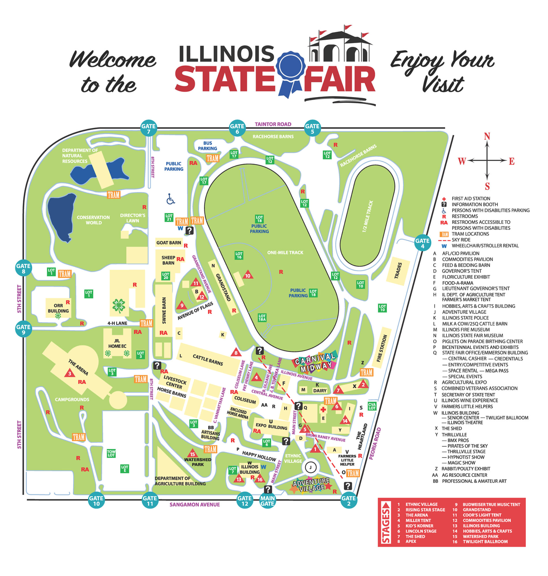 Illinois State Fairgrounds Map - Zorah Kiersten