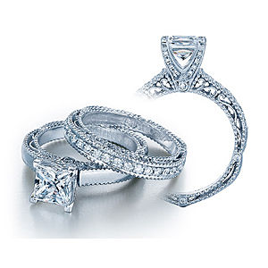 Stunning Verragio Venetian Collection Princess Cut Ring
