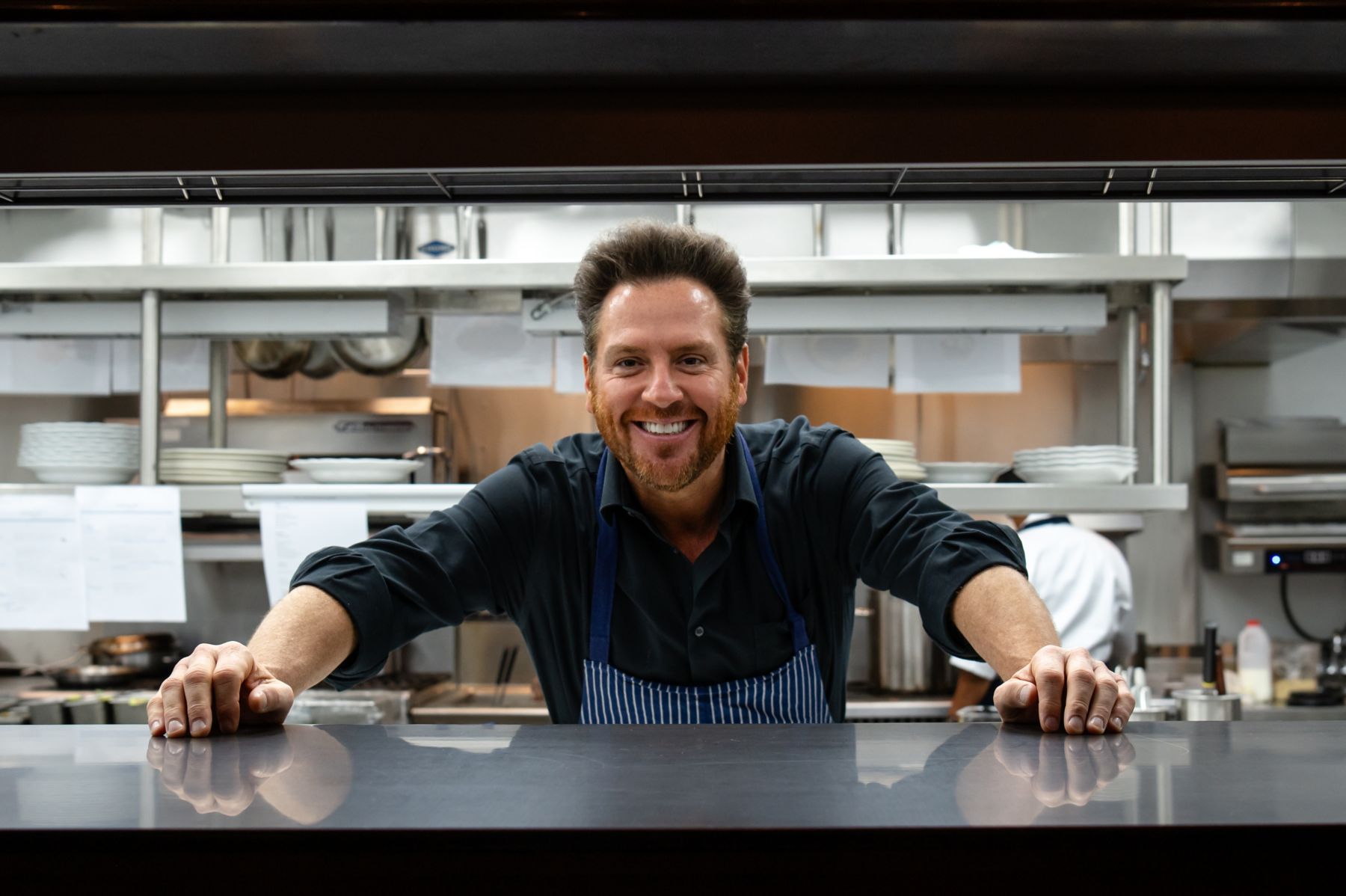 Chef Scott Conant at Woodlake Market