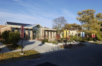 The exterior of the John Michael Kohler Art Center