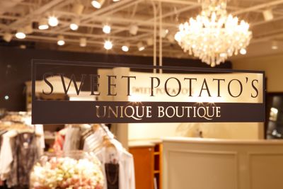 Sweet Potato's Boutique in the Shops at Woodlake.