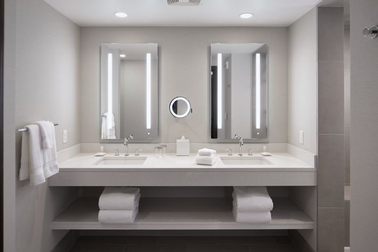 a double vanity