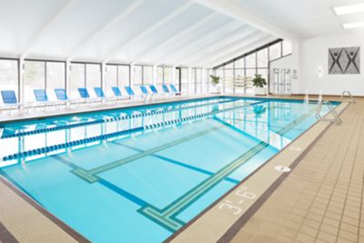 an indoor swimming pool at Sports Core