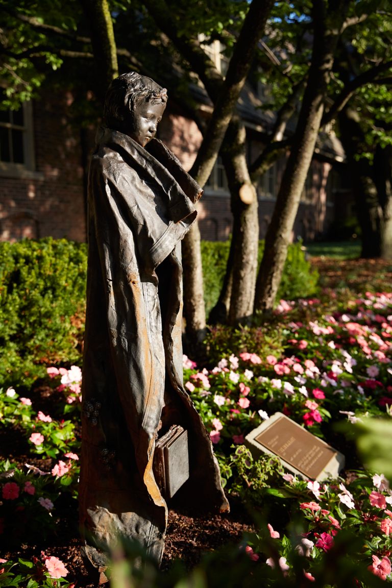 Stephen Paul Day “The Immigrant” In front of The American Club