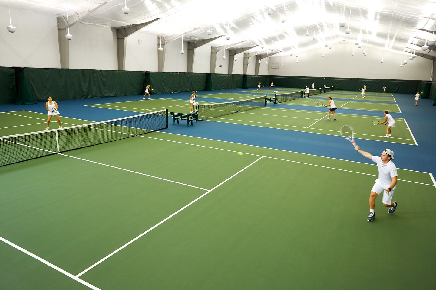 Tennis indoors at Sports Core