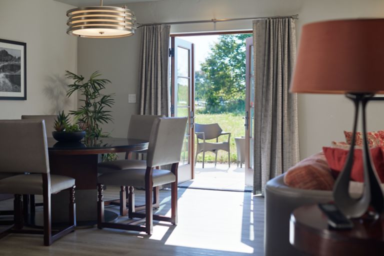 the outdoor patio suite