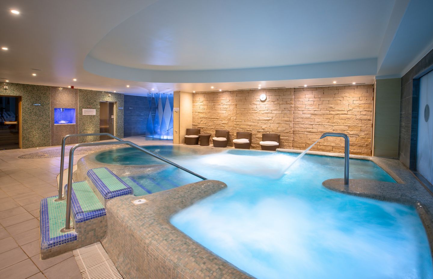 Hydrotherapy suite in the Kohler Waters Spa