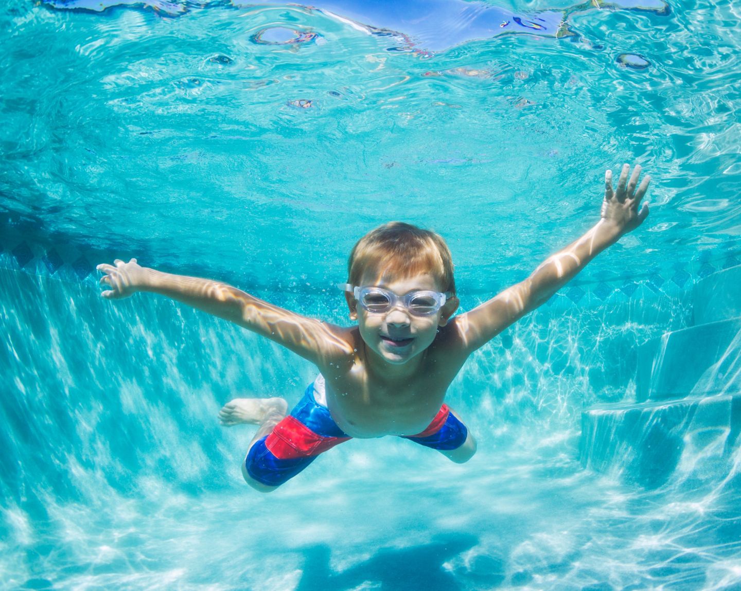 Swimming lessons at the Old Course Hotel, St Andrews