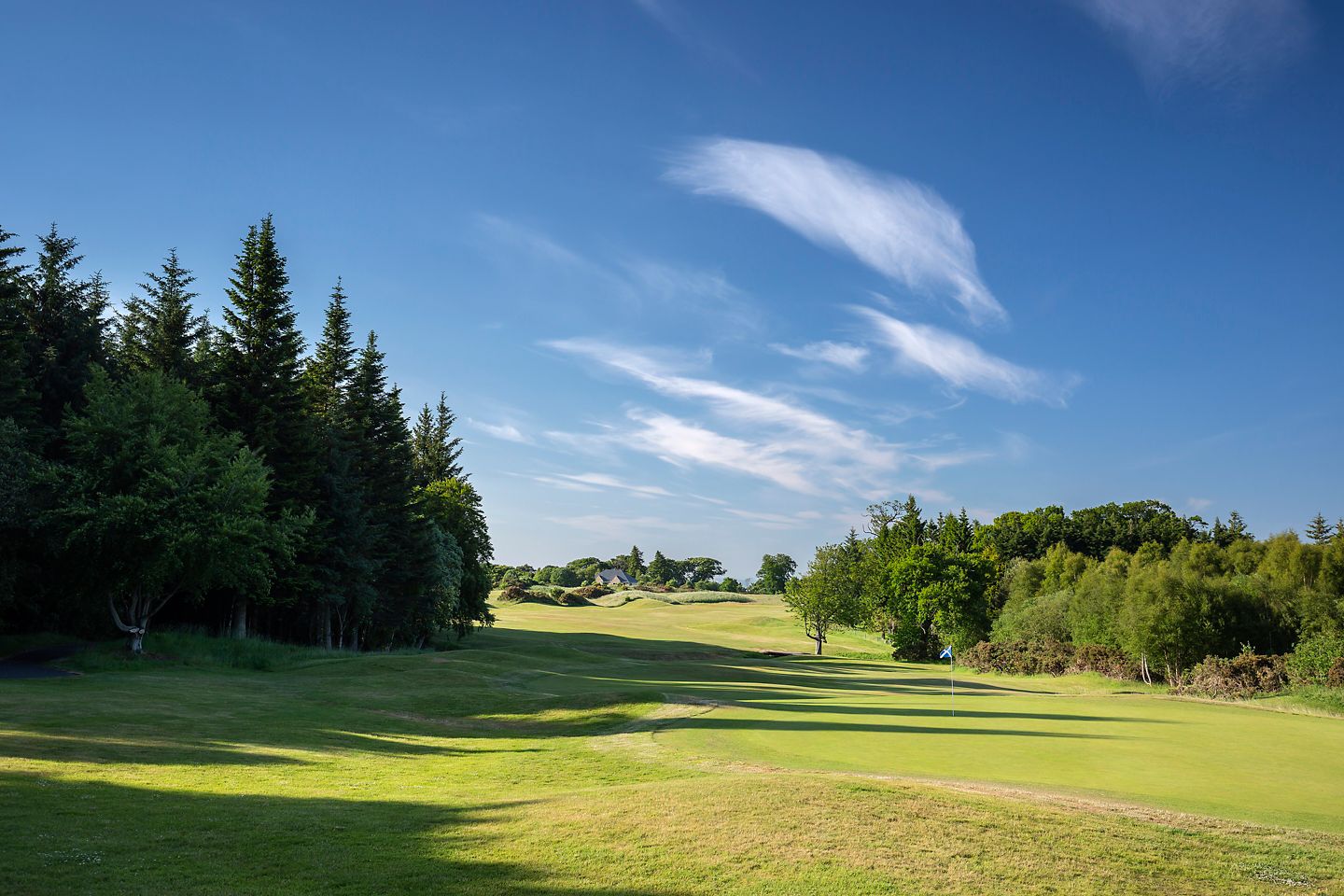 No. 10 Burn Brig. View over The Duke's 10th hole.