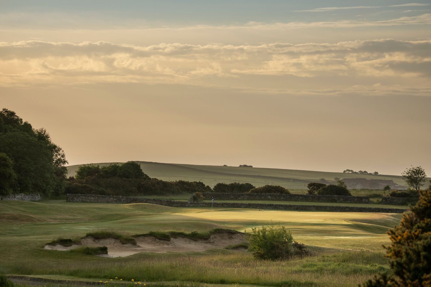 No. 12 Double Dyke. The Duke's 12th hole.